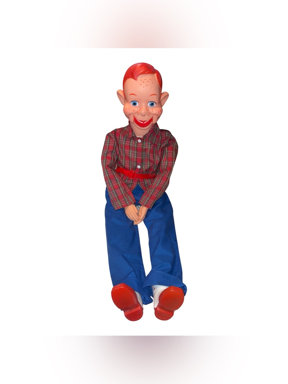Vintage HOWDY DOODY Dummy Doll - Red, Blue